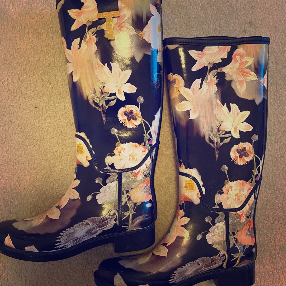 Ted Baker Floral Rain Boots